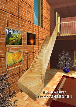 scari interioare din fag stejar sau rasinoase scari din lemn