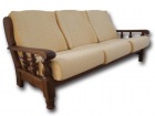 Canapele de lemn masiv rustico