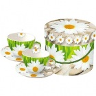 Set de cappucino Garden Daisy - cadouri pentru femei