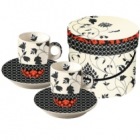 Set espresso Dark Rose- cadouri online pe www.sensis.ro