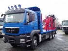 Camion transport busteni MAN TGS 33.480 6x4 macara Epsilon