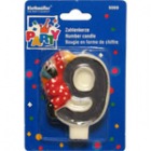 Lumanare 3D pentru tort cifra 9, cu Clown