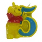 Lumanare 3D pentru tort cifra 5, Winnie the Pooh