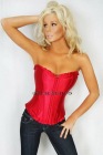 Corset sexy rosu