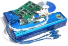 Placa de captura  4 canale video + 4 audio - 100 FPS - BIG-404CA
