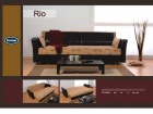 Canapea extensibila relaxa din stofa 140*190 Rio