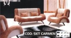 Set canapele extensibil cu huse detasabile Carmen