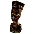 Maner Nefertiti bronz antic / 64 mm