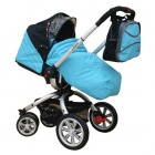 COLETTO - CARUCIOR ROTATIV MATTEO SISTEM COMPLET 2 IN 1 BLUE