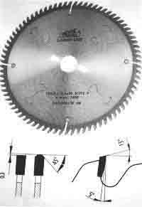 Panza circulara placata pentru taierea aluminiului 350x3, 6x30