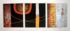 tablou abstract 3x60x50cm set