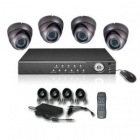 Kit supraveghere video cu 4 camere de interior DVR h264