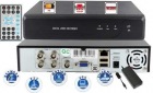 DVR 4 canale 100FPS H264 LAN VGA 3G DVR-7304S