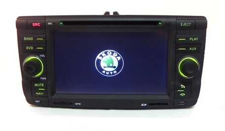 Sistem navigatie cu touchscreen DVD TV pentru Skoda Octavia 2 mo