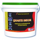 tencuiala decorativa emex quartz dekor kg alb