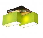 PLAFONIERE MODERNE VERZI LC=472-2 SQD VERDE