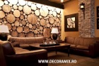 mozaic lemn, mozaic decorativ