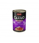 hrana pentru caini grancarno adult dog vita miel 400 gr