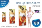 ROLL-UP si PRINT 80 x 200cm STANDARD | PRET 120 lei