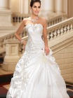 ball gown satin chapel train new designer wedding dresses