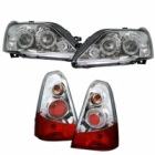 Faruri angel-eyes + Stopuri tuning pentru Logan